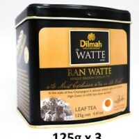 Dilmah Tea, Ran Watte Tea, Loose Leaf 125g Tins (Pack of 3)