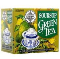 Pure Ceylon Soursop Green Tea Bags – Mlesna 50 Tea Bags 100g