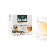 Dilmah White Tea Ceylon White Tea, Silver Tips, Not Flavored, 10 Tea bags 20g,