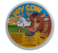 Happy Cow Milk Cheese 100% Fresh Natural Cow Milk 120g (Portion 8)