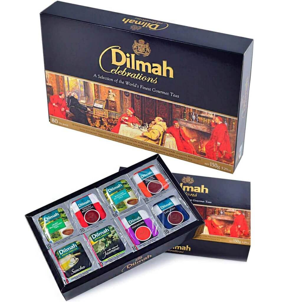 Dilmah Celebration Classic tea/80 Count Tea Bags Gift Package